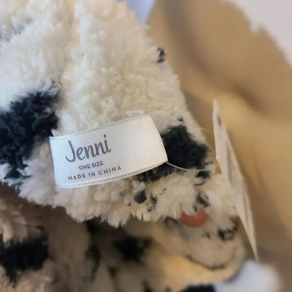 Jenni Black &‎ White Star Cotton Circle Loop Scarf